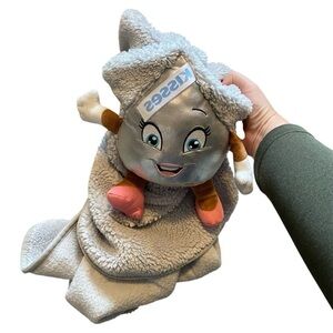 Hershey’s Chocolate World Kiss Plush Blanket Nap Baby Kids Gray Stuffed Animal
